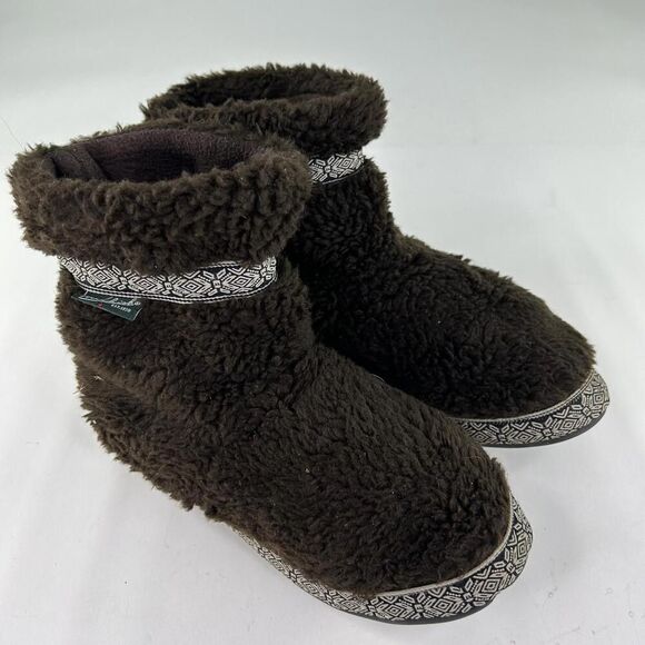 Woolrich Whitecap Boot US 7 Women's Berber Fleece Java Brown Sherpa Flat Boots - Picture 4 of 10